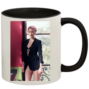 Amber Heard 11oz Colored Inner & Handle Mug