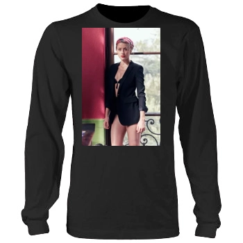 Amber Heard Men's Heavy Long Sleeve TShirt