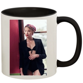 Amber Heard 11oz Colored Inner & Handle Mug