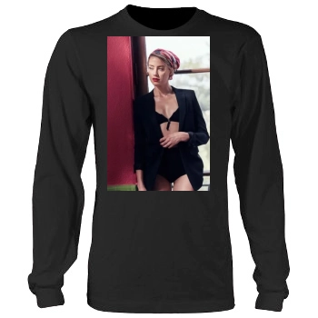 Amber Heard Men's Heavy Long Sleeve TShirt