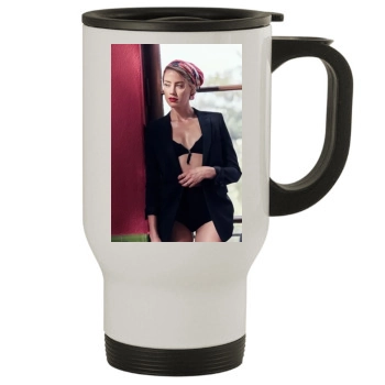 Amber Heard Stainless Steel Travel Mug