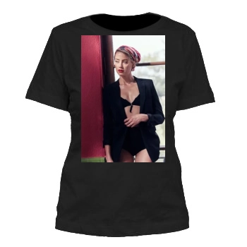 Amber Heard Women's Cut T-Shirt