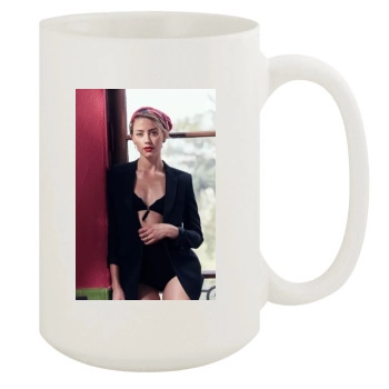 Amber Heard 15oz White Mug