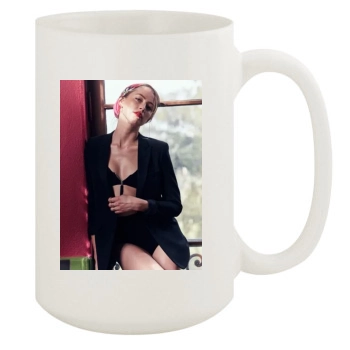 Amber Heard 15oz White Mug