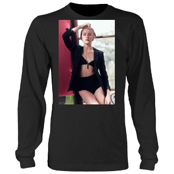 Amber Heard Men's Heavy Long Sleeve TShirt