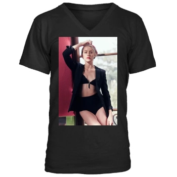 Amber Heard Men's V-Neck T-Shirt