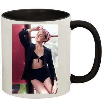 Amber Heard 11oz Colored Inner & Handle Mug