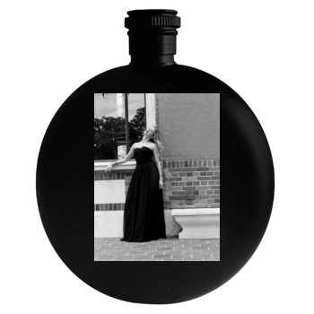 Amber Heard Round Flask