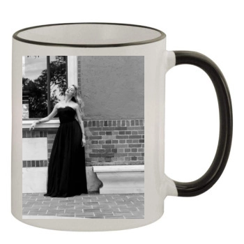 Amber Heard 11oz Colored Rim & Handle Mug