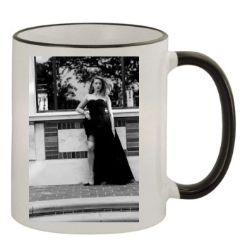 Amber Heard 11oz Colored Rim & Handle Mug