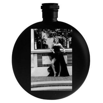 Amber Heard Round Flask