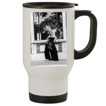 Amber Heard Stainless Steel Travel Mug