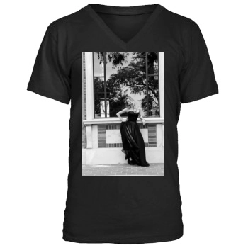 Amber Heard Men's V-Neck T-Shirt