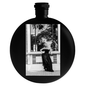 Amber Heard Round Flask