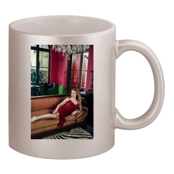 Amber Heard 11oz Metallic Silver Mug