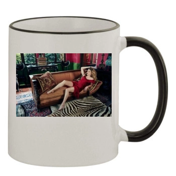 Amber Heard 11oz Colored Rim & Handle Mug