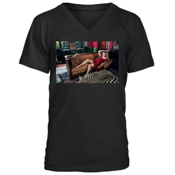 Amber Heard Men's V-Neck T-Shirt