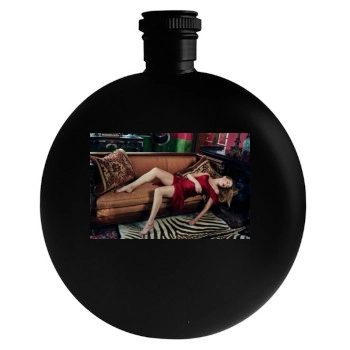 Amber Heard Round Flask