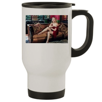 Amber Heard Stainless Steel Travel Mug