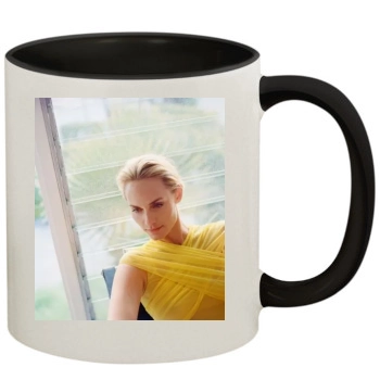 Amber Valletta 11oz Colored Inner & Handle Mug