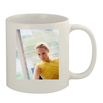 Amber Valletta 11oz White Mug