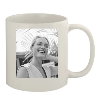 Amber Valletta 11oz White Mug