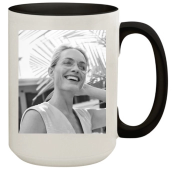 Amber Valletta 15oz Colored Inner & Handle Mug