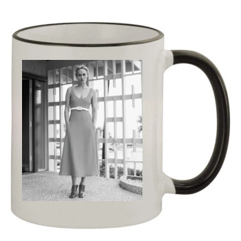 Amber Valletta 11oz Colored Rim & Handle Mug