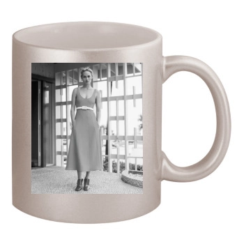 Amber Valletta 11oz Metallic Silver Mug