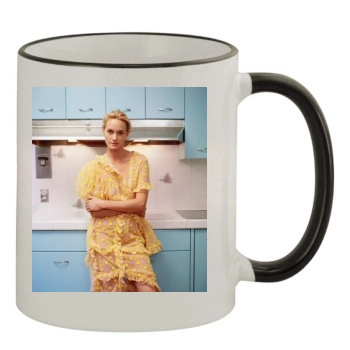 Amber Valletta 11oz Colored Rim & Handle Mug