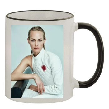 Amber Valletta 11oz Colored Rim & Handle Mug