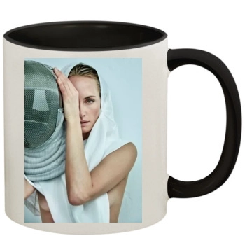 Amber Valletta 11oz Colored Inner & Handle Mug