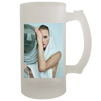 Amber Valletta 16oz Frosted Beer Stein