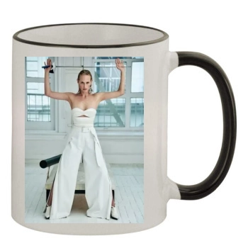 Amber Valletta 11oz Colored Rim & Handle Mug