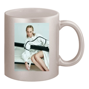 Amber Valletta 11oz Metallic Silver Mug