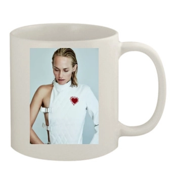 Amber Valletta 11oz White Mug