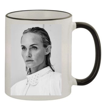 Amber Valletta 11oz Colored Rim & Handle Mug