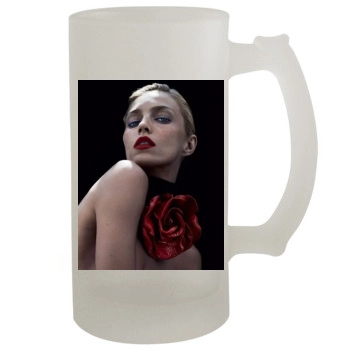 Anja Rubik 16oz Frosted Beer Stein