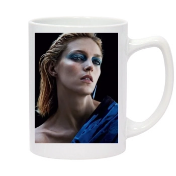 Anja Rubik 14oz White Statesman Mug