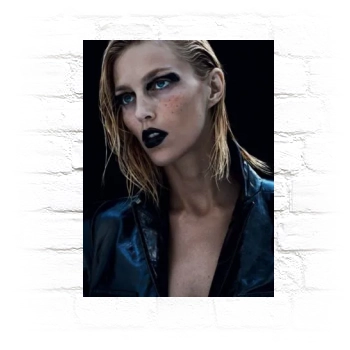 Anja Rubik Metal Wall Art