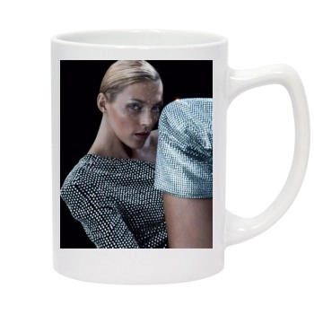 Anja Rubik 14oz White Statesman Mug