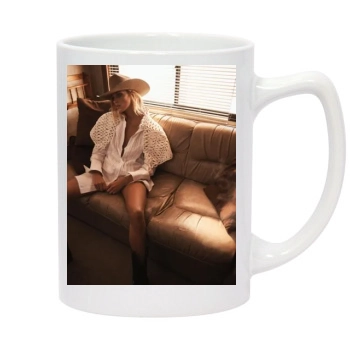 Anja Rubik 14oz White Statesman Mug