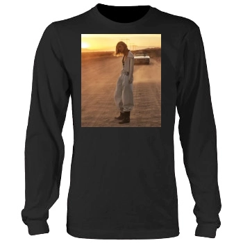 Anja Rubik Men's Heavy Long Sleeve TShirt