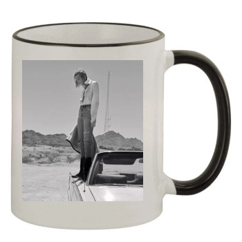 Anja Rubik 11oz Colored Rim & Handle Mug