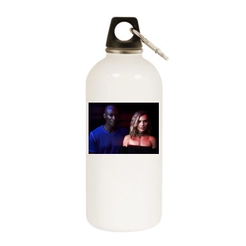 Arielle Kebbel White Water Bottle With Carabiner