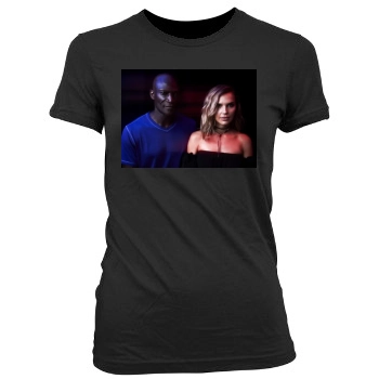 Arielle Kebbel Women's Junior Cut Crewneck T-Shirt