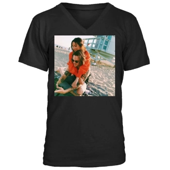 Ashley Tisdale Men's V-Neck T-Shirt