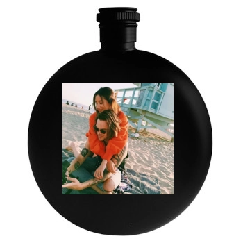 Ashley Tisdale Round Flask