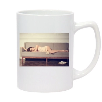 Aubrey Plaza 14oz White Statesman Mug