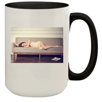 Aubrey Plaza 15oz Colored Inner & Handle Mug